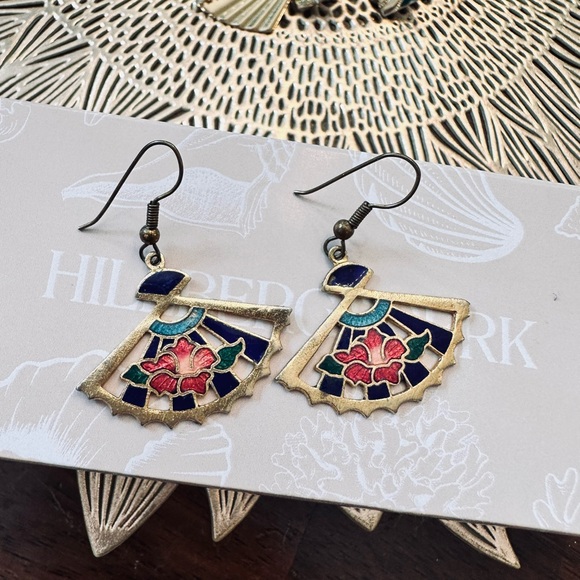 Lot of vintage pierced earrings and pins - Picture 1 of 12